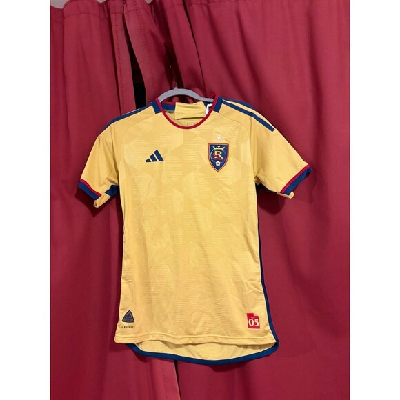 Adidas real salt lake authentic soccer away jersey 23-24 mens sz small IS4890 - Picture 8 of 8